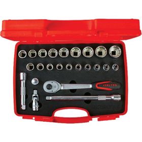 İzeltaş 1/2" Yıldız On İki Köşe 24 Parça Lokma Anahtar Takımı