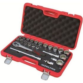 İzeltaş 1/2" Yıldız On İki Köşe 24 Parça Lokma Anahtar Takımı