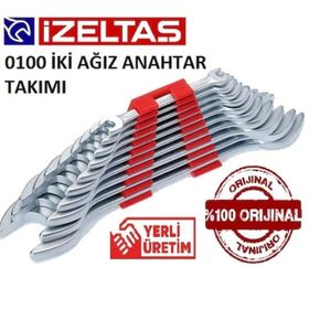 İzeltaş 12'li Iki Ağız Takımı Kısa Boy Anahtar