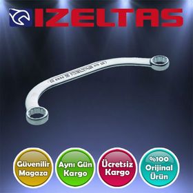 İzeltaş 13X15 mm Tek Yarım Ay Anahtar