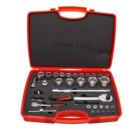 İzeltaş 1/4” - 1/2” Altı Köşe Lokma Anahtar Takımı 35 Parça 1113