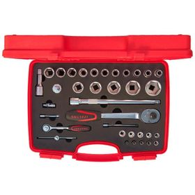 İzeltaş 1/4” - 1/2” Altı Köşe Lokma Anahtar Takımı 35 Parça 1113