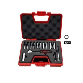 İzeltaş 1/4 14 Parça Derin Lokma Anahtar Takımı