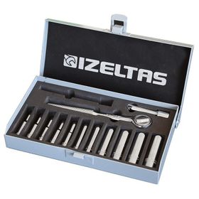 İzeltaş 1/4 14 Parça Derin Lokma Anahtar Takımı