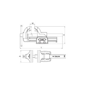 İzeltaş 14000005069 Tesviyeci 125 mm Mengene