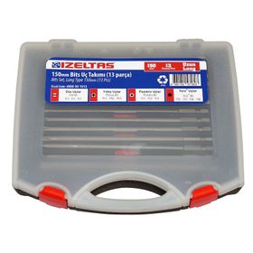 İzeltaş 150 mm 13'lü Uzun Bits Takım