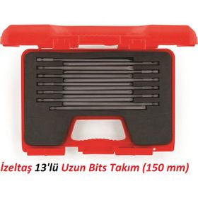 İzeltaş 150 mm 13'lü Uzun Bits Takım