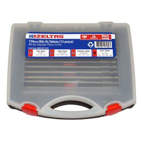 İzeltaş 150 mm 13'lü Uzun Bits Takım