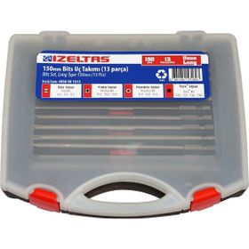 İzeltaş 150 mm 13'lü Uzun Bits Takım