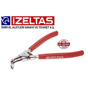İzeltaş 170 mm Dış Segman Pensi Yaylı Eğri