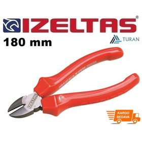 İzeltaş 180 mm İzoleli Elektrikçi Yan Keski