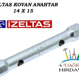 İzeltaş 1800071415 14x15 mm İki Ağız Kovan Anahtar