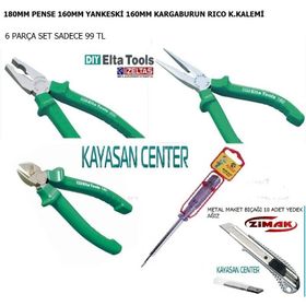 İzeltaş 180mm İç Segman Düz Pens