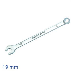 İzeltaş 19 mm Cırcır Krom Kombine Anahtar