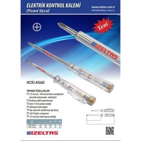 İzeltaş 190 mm 10 Adet Yıldız Uçlu Kontrol Kalemi