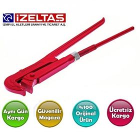 İzeltaş 2'' 85° Maşalı Kırmızı Boru Anahtarı