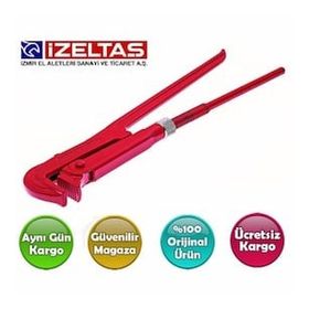 İzeltaş 2'' 85° Maşalı Kırmızı Boru Anahtarı