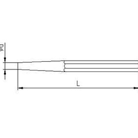 İzeltaş 2 mm Konik Pim Zımba