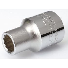 İzeltaş 22 mm 1/2 Altıköşe Gri Lokma Anahtar