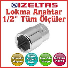 İzeltaş 22 mm 1/2 Lokma Anahtar