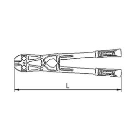 İzeltaş 2350 600 mm Demir Kesme Makası