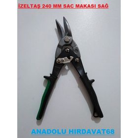 İzeltaş 240 mm Sol Alüminyum Ve Saç Kesme Makası