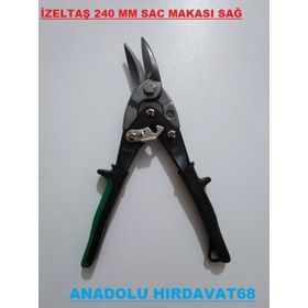 İzeltaş 240 mm Sol Alüminyum Ve Saç Kesme Makası