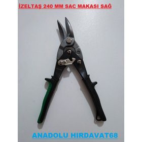 İzeltaş 240 mm Sol Alüminyum Ve Saç Kesme Makası