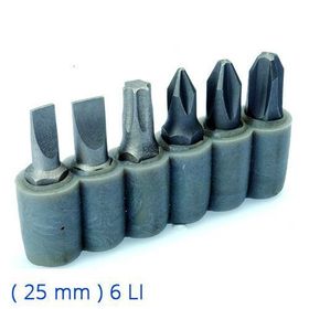 İzeltaş 25 mm 6'lı Bits Seti