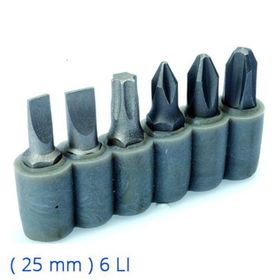 İzeltaş 25 mm 6'lı Bits Seti