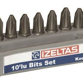 İzeltaş 25 mm PH1 Yıldız Bits Uç Seti
