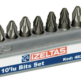 İzeltaş 25 mm PZ2 Pozidriv Bits Set