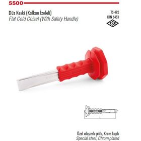 İzeltaş 250 mm Kalkan İzoleli Düz Keski