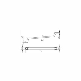 İzeltaş 25x28 mm Yıldız İki Ağız Anahtar