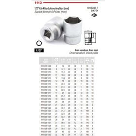 İzeltaş 26 mm 1/2 Altı Köşeli Lokma Anahtar