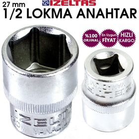 İzeltaş 27 mm 1/2 Lokma Anahtar