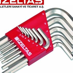 İzeltaş 3112 6 Köşe 12'li Allen Anahtar Takımı