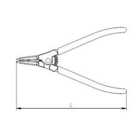 İzeltaş 3301 140mm Dış Segman Pense