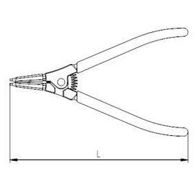 İzeltaş 3301 Dış Segman 225mm Pense