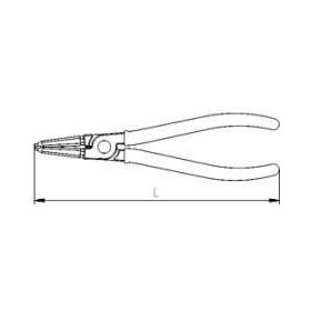 İzeltaş 3321 İç Segman 140mm Pense