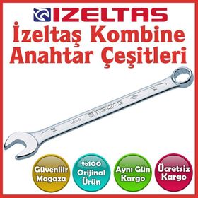 İzeltaş 36 mm Uzun Boy Tek Kombine Anahtar