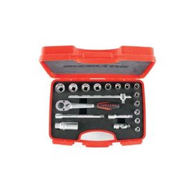 İzeltaş 3/8 18 mm Altı Köşe Lokma Anahtar