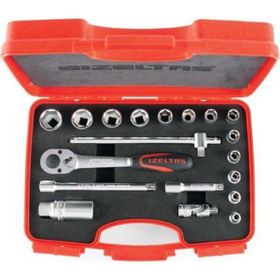 İzeltaş 3/8'' 19 mm Altı Köşe Anahtar Lokma