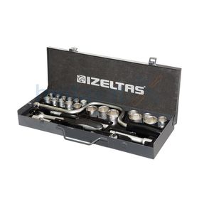 İzeltaş 3/8" 20'li Altı Köşe Lokma Takımı