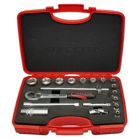 İzeltaş 3/8'' Altı Köşe 19 Parça Lokma Anahtar Takımı