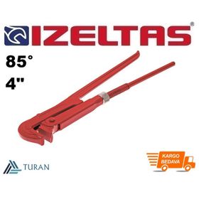 İzeltaş 4'' 85° Maşalı Boru Anahtarı