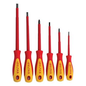 İzeltaş 4140 1000V İzoleli Elektrikçi Düz Tornavida