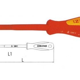 İzeltaş 4145186100 6x100 1000 V Elektrikçi İzoleli Yıldız Tornavida
