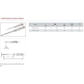 İzeltaş 4550170135 Elektrik Kontrol Kalemi