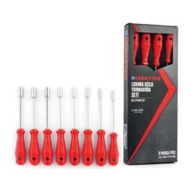 İzeltaş 4770 00 8108 7 Parça Lokma Uçlu Tornavida Takım